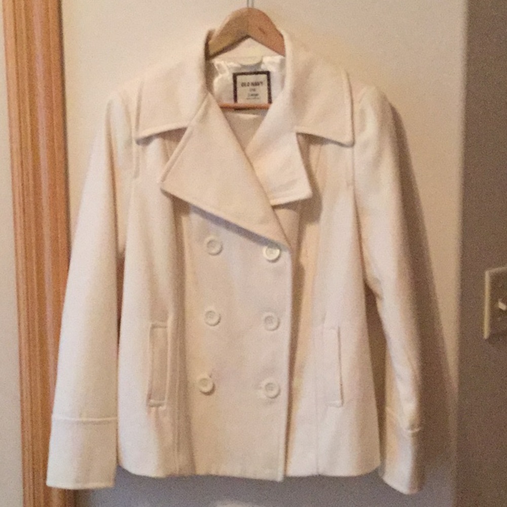 Old Navy Cream Pea Coat